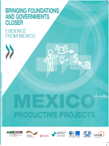 “Bringing Foundations and Governments Closer: Evidence from Mexico”, OECD Development Centre, Paris.