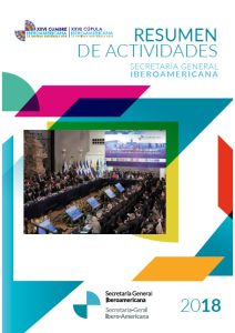 Resumen de la memoria anual de actividades de la Secretaría General Iberoamericana 2018